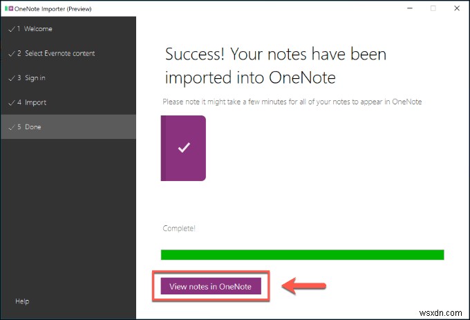 EvernoteノートをMicrosoftOneNoteに移行する方法 