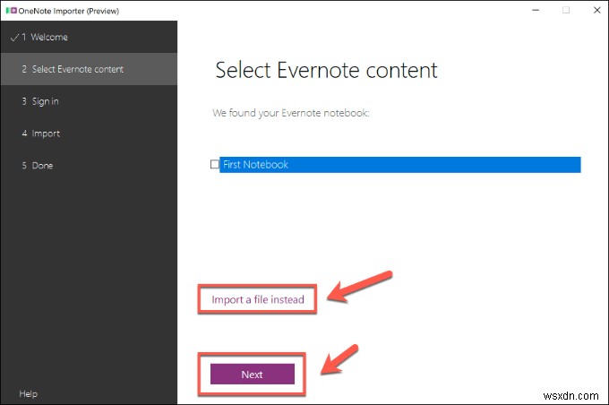 EvernoteノートをMicrosoftOneNoteに移行する方法 