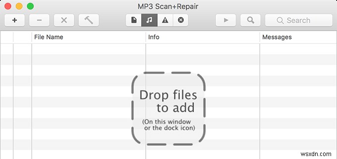 破損したMP3ファイルを見つけて修正する 