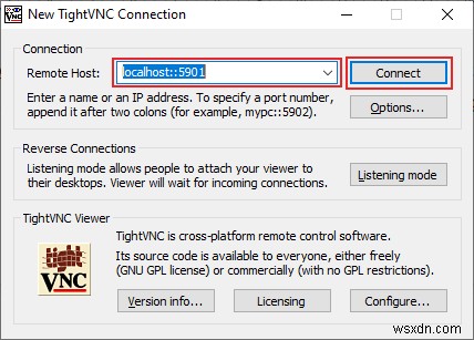 SSH経由でVNCをトンネリングする方法 