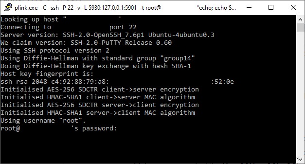 SSH経由でVNCをトンネリングする方法 