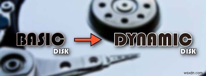 ダイナミックディスクをベーシックディスクに変換する方法 