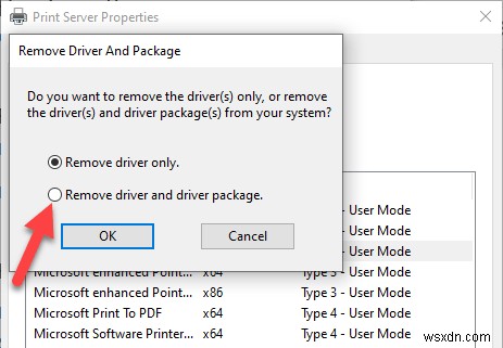 Windows10からのプリンタードライバーの削除またはアンインストール 
