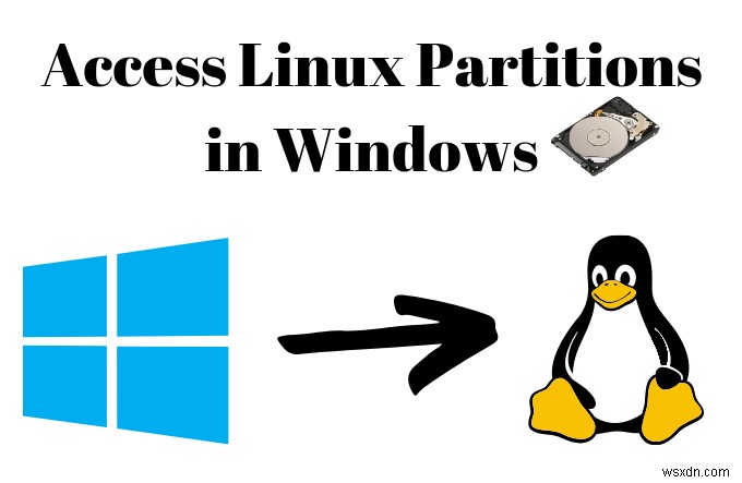 WindowsでLinuxパーティションにアクセスする方法 