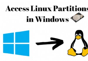 WindowsでLinuxパーティションにアクセスする方法 