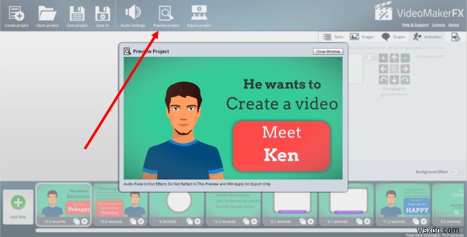 VideoMakerFXを使用してアニメーションビデオを作成する方法 