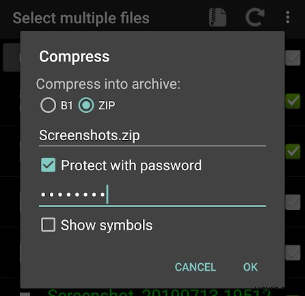 Zipファイルを暗号化する方法 