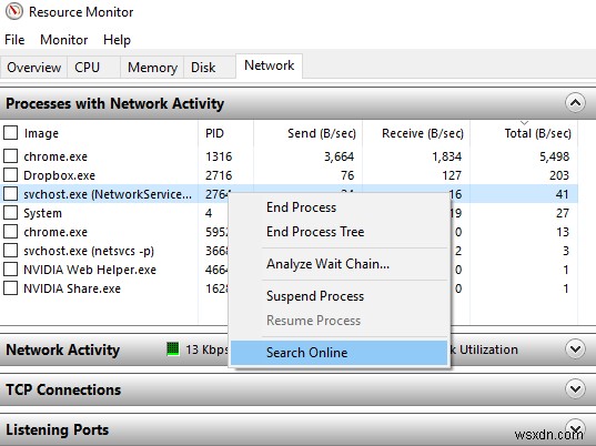 Windowsで最も帯域幅を使用しているプログラムを追跡する3つの方法 