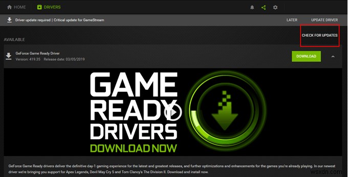 最高のパフォーマンスを得るためにNVIDIAドライバーを更新する方法 