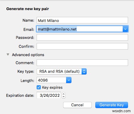 OpenPGPを使用して電子メールを保護する方法 