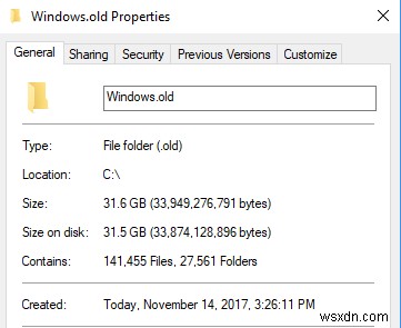 Windows7/8/10でWindows.oldフォルダを削除する方法 
