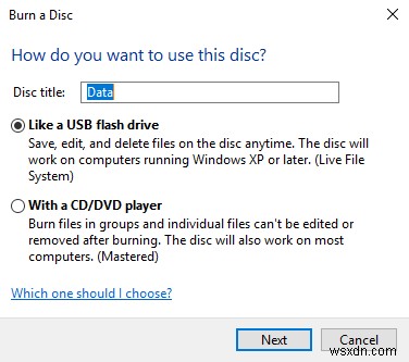 Windows7/8/10でディスクを書き込む方法 