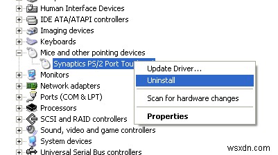 MacおよびPCでトラックパッド/タッチパッドを無効にする 