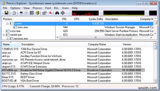 WindowsでのNTカーネルとシステムプロセスの高いCPU使用率を修正 