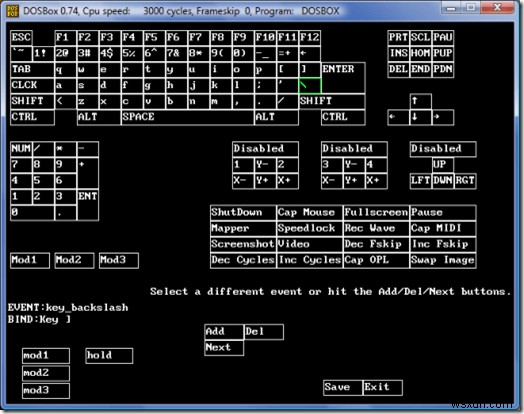 古いDOSゲームとプログラムをWindowsXP、Vista、7/8/10で実行する 