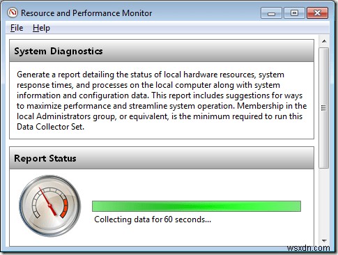 エラーをチェックするためにWindows7でシステムヘルスレポートを生成する 