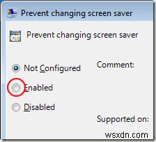 ユーザーがWindowsのスクリーンセーバー/ロック画面を変更できないようにする 