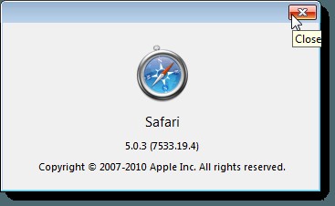 WindowsでAppleのSafariブラウザを更新する 