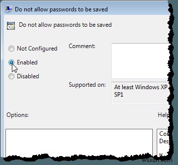 Windowsでのリモートデスクトップ資格情報の保存を防止する 