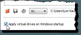 Windowsのフォルダにドライブ文字を割り当てる 