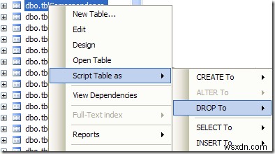 SQLでALTERTABLEスクリプトを生成する方法 
