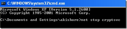 WindowsUpdateエラーコード8E5E03FAを修正 