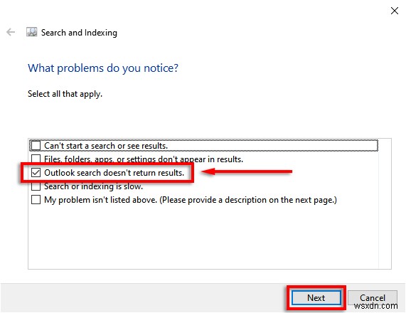 Outlook検索が機能しない問題を修正する方法 