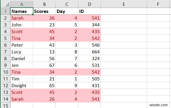 Excelで重複する行を削除する方法 