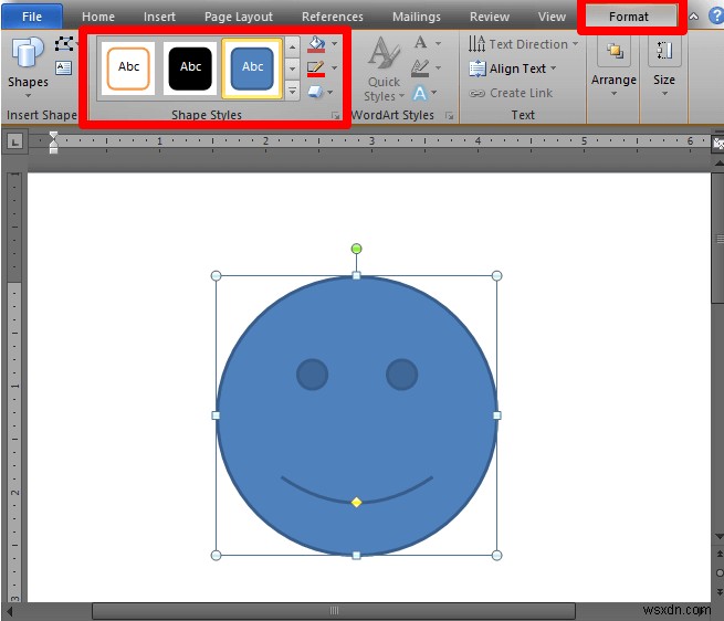 MicrosoftWordで描画する方法 