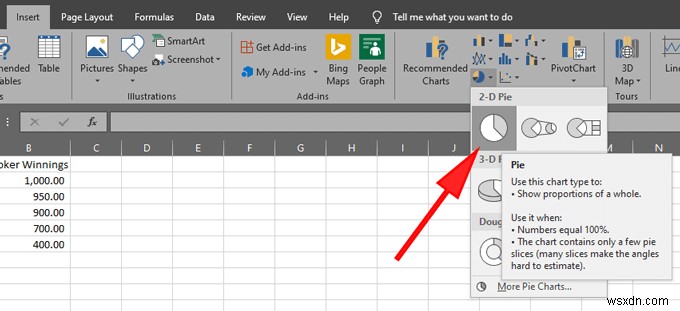 Excelで円グラフを作成する方法 