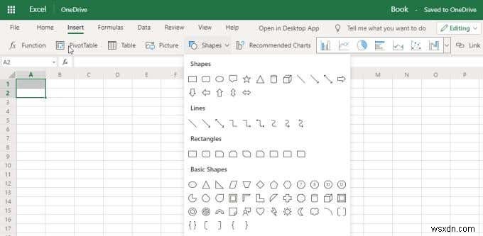 MicrosoftExcelOnlineとExcelForDesktopの違い 