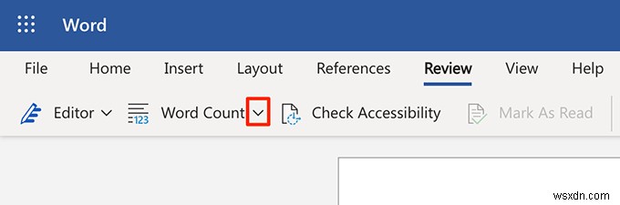 MicrosoftWordで単語数を表示する方法 