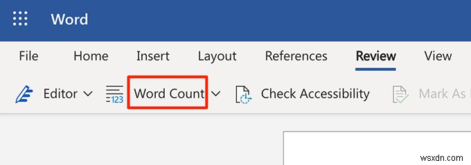 MicrosoftWordで単語数を表示する方法 