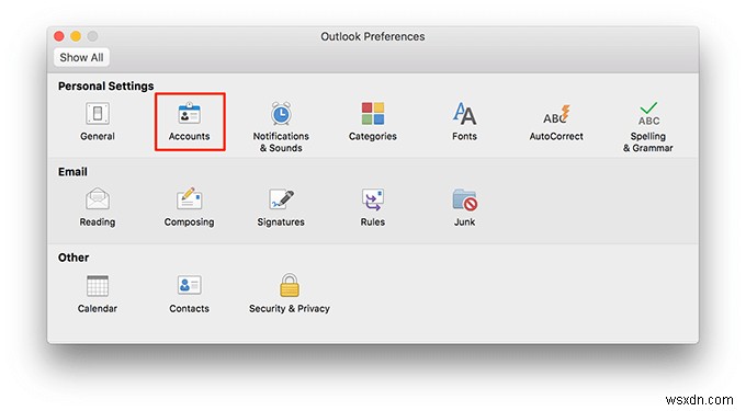 Outlookのパスワードを変更する方法 