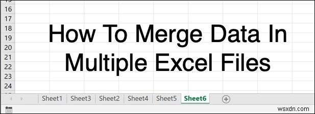 複数のExcelファイルでデータをマージする方法 