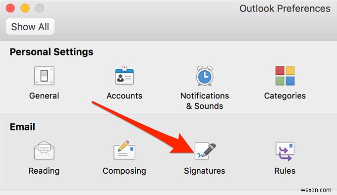 Outlookで署名を追加する方法 