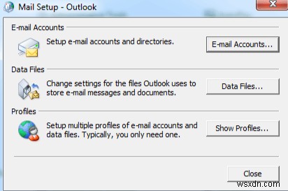 「MicrosoftOfficeOutlookを起動できません」エラーを修正 