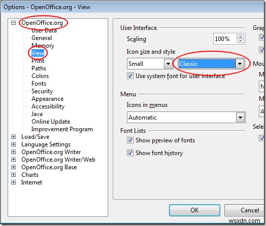 OpenOfficeWriterの外観と機能をMicrosoftWordに近づける 