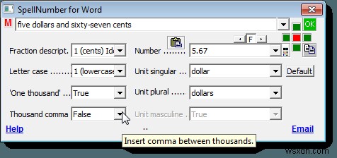 WordとExcelで数字をすばやく綴る 