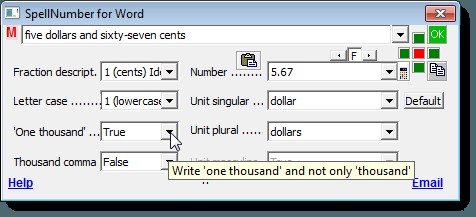 WordとExcelで数字をすばやく綴る 