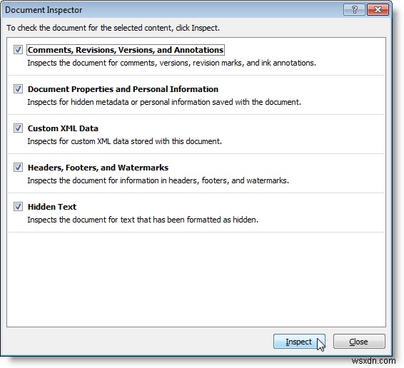 Word2007/2010ドキュメントで機密データを非表示にする 