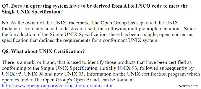 HDGの説明：UNIXとは何ですか？ 