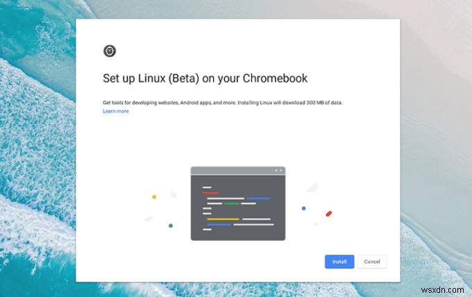 ChromebookにLinuxアプリをインストールして実行する方法 
