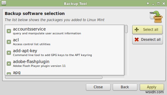 データと設定を失うことなくLinuxMintを再インストールする方法 