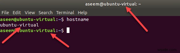 Ubuntuでホスト名を見つけて変更する 