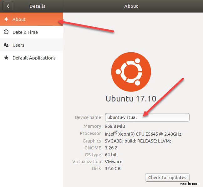 Ubuntuでホスト名を見つけて変更する 
