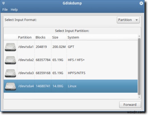 シンプルなGUIでLinuxの「dd」コマンドを使用する 