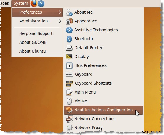Ubuntuの右クリックコンテキストメニューにショートカットを追加する 