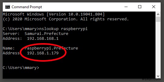 Raspberry PiのIPアドレスは何ですか？ 