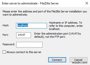 FileZillaを使用してFTPサーバーを作成する方法 